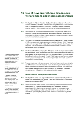 16. Use of Revenue real time data in social welfare means and income assessments thumbnail