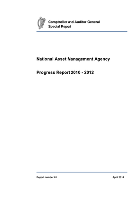 Special Report 81 National Asset Management Agency Progress Report 2010 2012 thumbnail