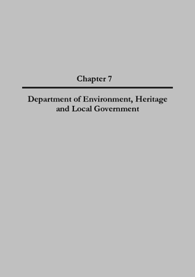 2007 Annual Report, Chapter 07 Department of Environment, Heritage and Local Government thumbnail
