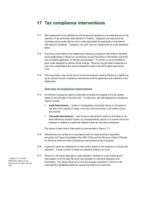 2018 Annual Report, Chapter 17 Tax compliance interventions thumbnail