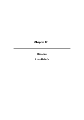 2009 Annual Report, Chapter 17 Revenue Loss Reliefs thumbnail