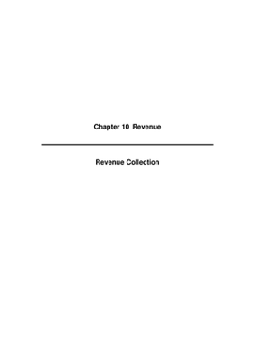 2008 Annual Report, Chapter 10 Revenue Revenue Collection thumbnail