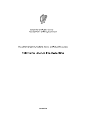 Special Report 47 Television Licence Fee Collection thumbnail