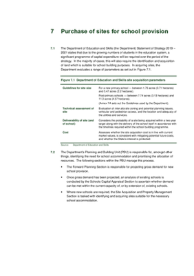 2018 Annual Report, Chapter 7 Purchase of sites for school provision thumbnail