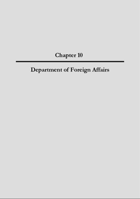 2004 Annual Report, Chapter 10 Department of Foreign Affairs thumbnail