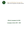 Official Languages Act 2003, Language scheme 2021 2024 thumbnail