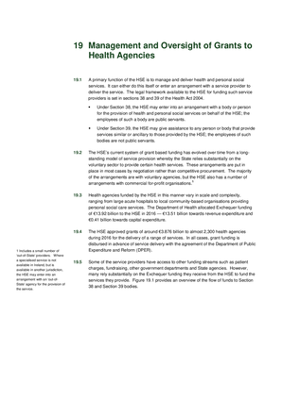 2016 Annual Report, Chapter 19: Management and Oversight of Grants to Health Agencies thumbnail