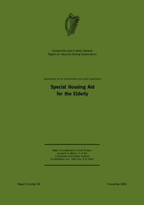 Special Report 36 Special Housing Aid for the Elderly thumbnail
