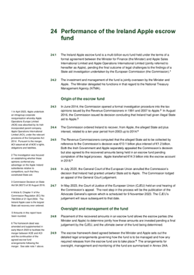 24. Performance of the Ireland Apple escrow fund thumbnail