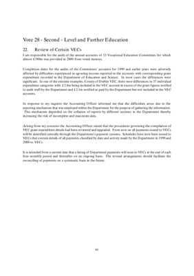 2000 Annual Report, Chapter 07 Second Level and Further Education thumbnail