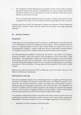 1999 Annual Report, Chapter 06 Services Contracts thumbnail