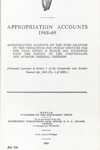 Appropriation Accounts 1968 69 thumbnail