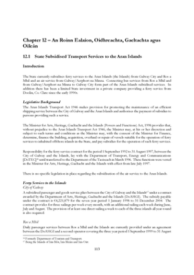 2001 Annual Report, Chapter 12 An Roinn Ealaíon, Oidhreachta, Gaeltachta agus Oileán thumbnail