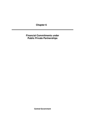 2010 Annual Report, Chapter 06 Financial Commitments under Public Private Partnerships thumbnail