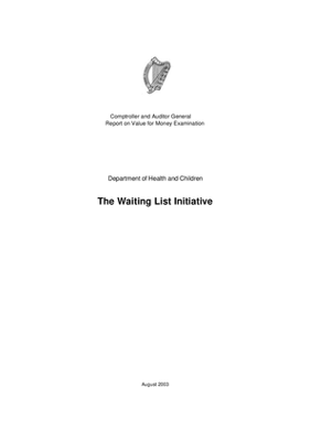 Special Report 44 The Waiting List Initiative thumbnail