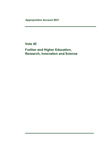 Vote 45 Further and Higher Education, Research, Innovation and Science thumbnail