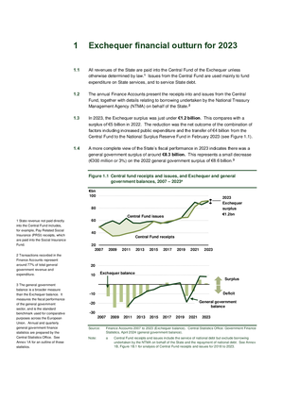 1. Exchequer financial outturn for 2023 thumbnail