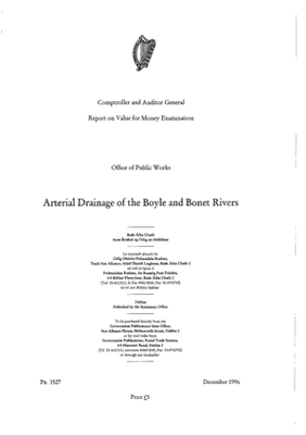 Special Report 16 Arterial Drainage of the Boyle and Bonet Rivers thumbnail