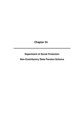 2009 Annual Report, Chapter 34 Department of Social Protection Non Contributory SPS thumbnail