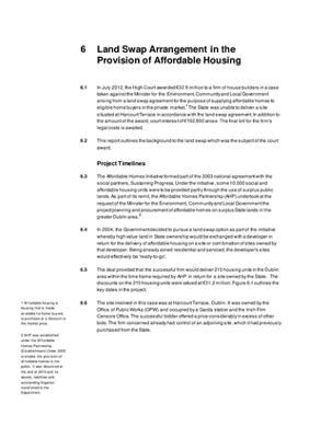 2012 Annual Report, Chapter 6: Land Swap Arrangement in the Provision of Affordable Housing thumbnail