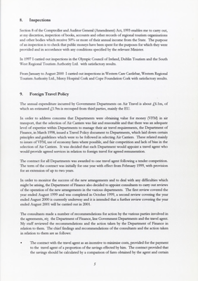 1999 Annual Report, Chapter 05 Foreign Travel Policy thumbnail
