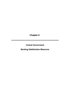 2009 Annual Report, Chapter 06 Central Government Banking Stabilisation Measures thumbnail