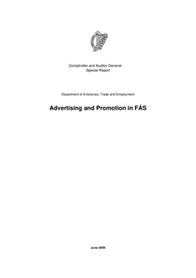 Special Report 66 Advertising and Promotion in FÁS thumbnail