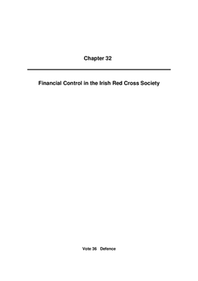 2010 Annual Report, Chapter 32 Financial Control in the Irish Red Cross Society thumbnail
