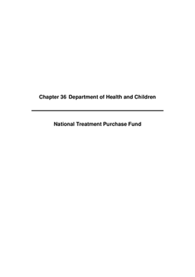 2008 Annual Report, Chapter 36 Department of Health and Children NTPF thumbnail