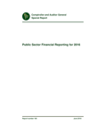 Special Report 100 Public Sector Financial Reporting for 2016 thumbnail