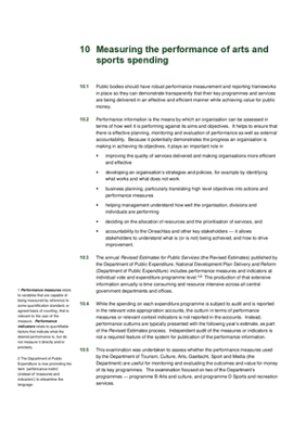 10. Measuring the performance of arts and sports spending thumbnail
