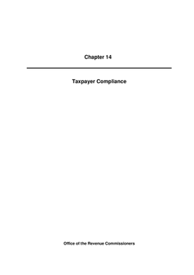 2010 Annual Report, Chapter 14 Taxpayer Compliance thumbnail