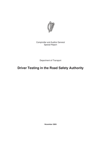 Special Report 71 Driver Testing in the Road Safety Authority thumbnail