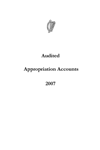 Appropriation Accounts 2007 thumbnail